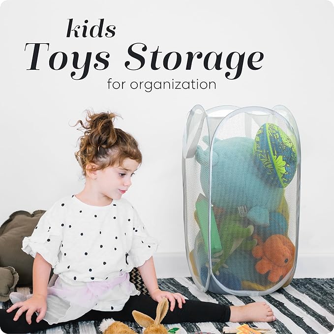 Handy Laundry Collapsible Mesh Pop Up Hamper