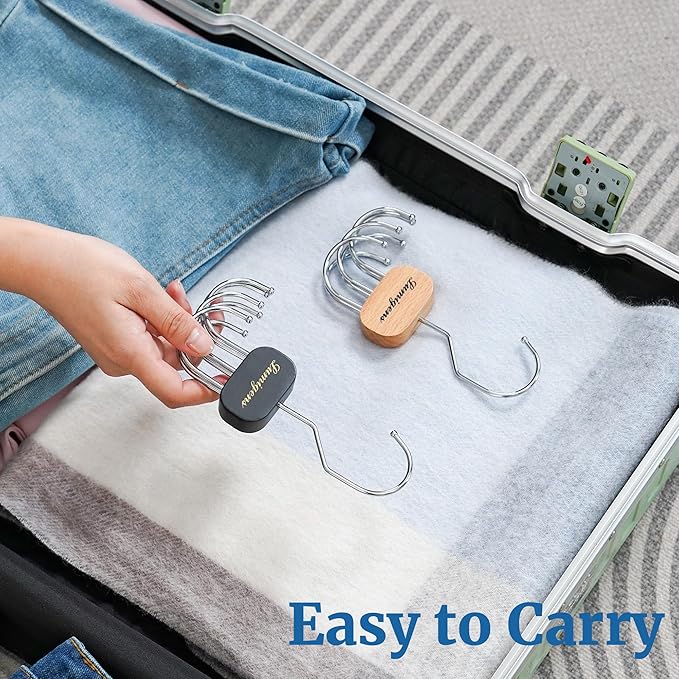 Belt Hanger, Belt Organizer for Closet, Rotatable Tie Rack, Belt Holder