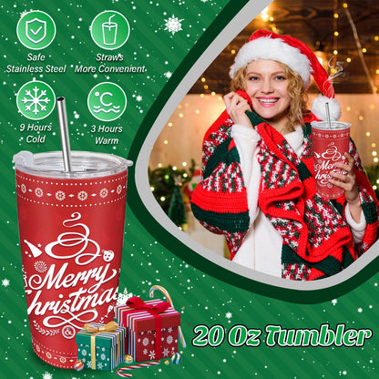 Christmas Gifts for Women, 2025 Unique Christmas Gifts, Xmas Gift Baskets with 20 Oz Tumblers, Candle, Ideas Xmas Gift for Mom, Teachers, Sister, Friends, Coworker, Girlfriend, Wife