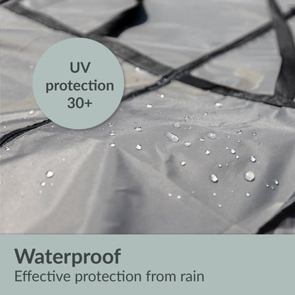 Chefarone Storage Bag for Garden Cushions Protective Cover for XXL Seat Cushions - Waterproof Cushion Bag - Garden Cushion Storage with UV Protection - 175x60x80 cm