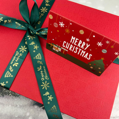 YINUOYOUJIA Large Gift Box14x9x4.5 Inch,Christmas Red Gift Boxes with Magnetic Closure Lid,Ribbon and Card,Present Box for Birthady Valentine's Day Mother's Day Anniversary