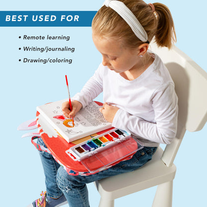 LAPGEAR Lap Pets Lap Desk for Lil’ Kids - Llama - Fits up to 11.6 Inch Laptops - Style No. 46749