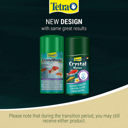 Tetra Pond Crystal Water, Effectively Clears Dirty Pond Water, 500 ml