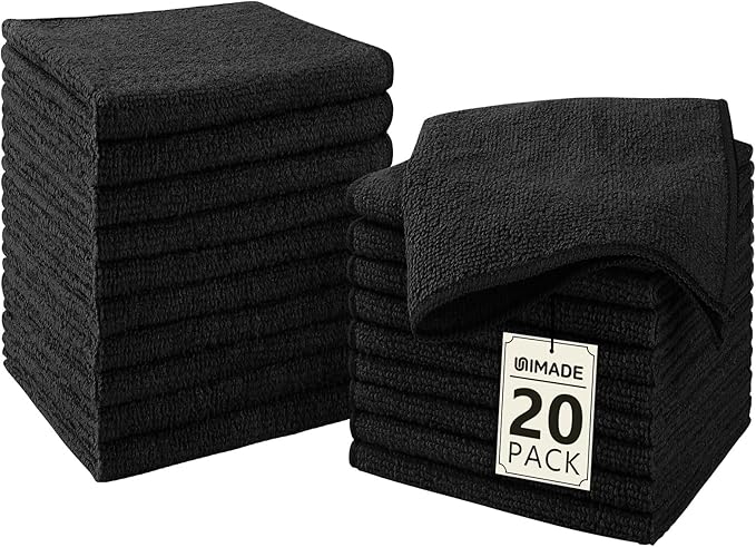 Washcloths - 20 Pack - Face Towels, Highly Soft Wash Cloths and Hand Towels