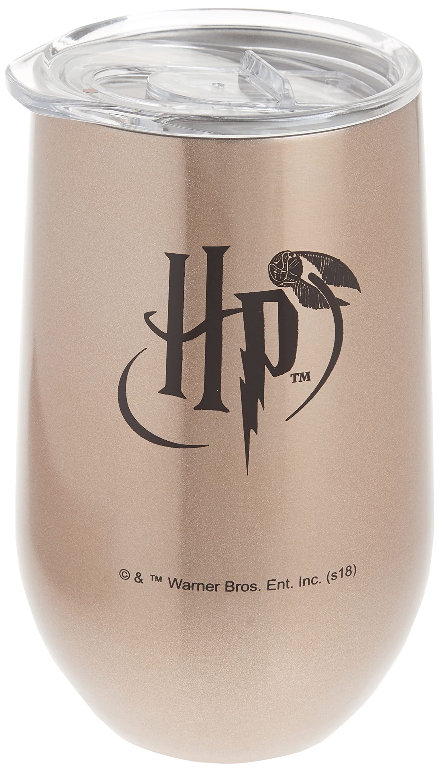 Spoontiques Harry Potter Glass Stainless Wine Tumbler