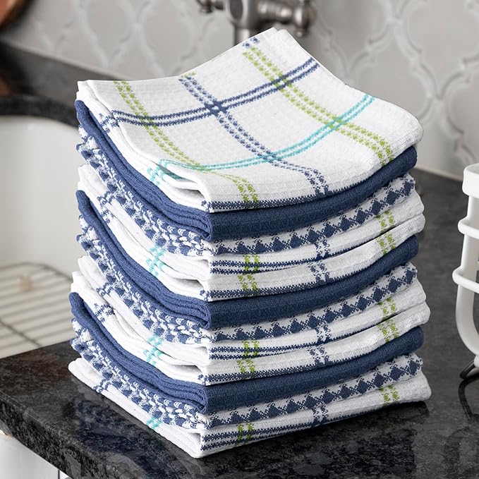 T-Fal Premium Waffle Dish Cloths: Highly Absorbent, Super Soft Long Lasting