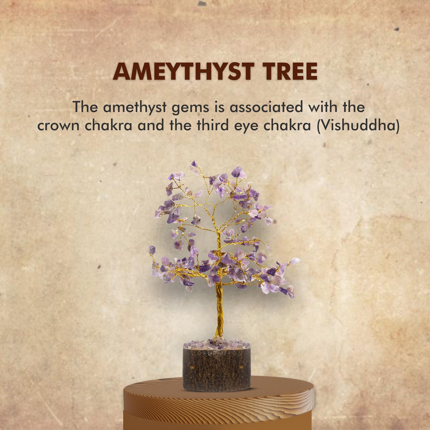 Crystal Tree for Home Decorations Crystals and Healing Stones Witchy Room Crystal Decor Tree Crystal Gifts Gem Tree Christmas Tree Stands for Real Tree (Amethyst Tree)