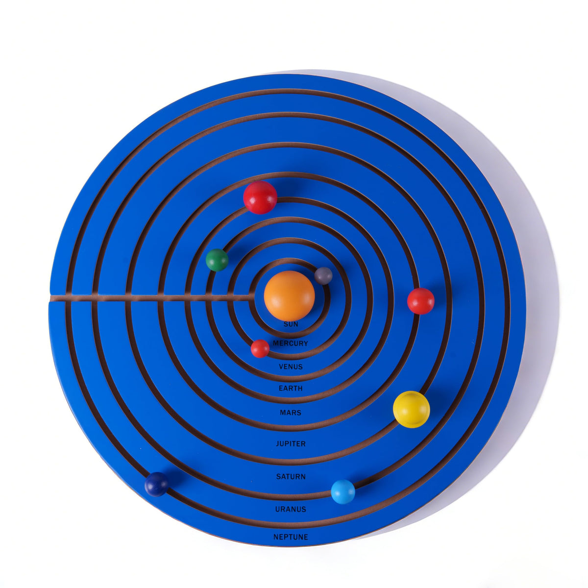 Premium Montessori Solar System Puzzle – Wooden Planet Puzzle Board, 21.2in (54cm) Educational Astronomy Puzzle, Space Learning Materials for Kids, Homeschool Classroom Ages 3-6