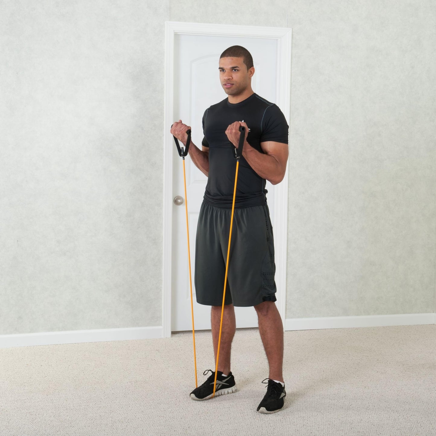 Black Mountain Products Single Resistance Band - Door Anchor and Starter Guide Included