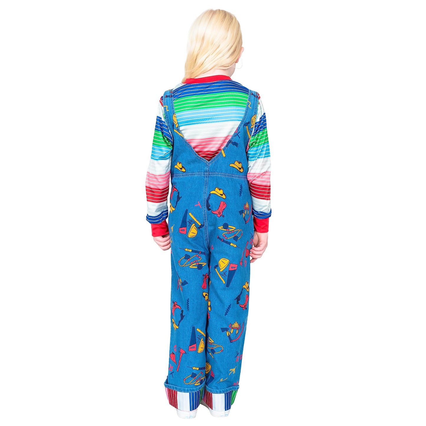 Costume Agent Chucky Good Guys Doll Child Halloween Cosplay (10/12)