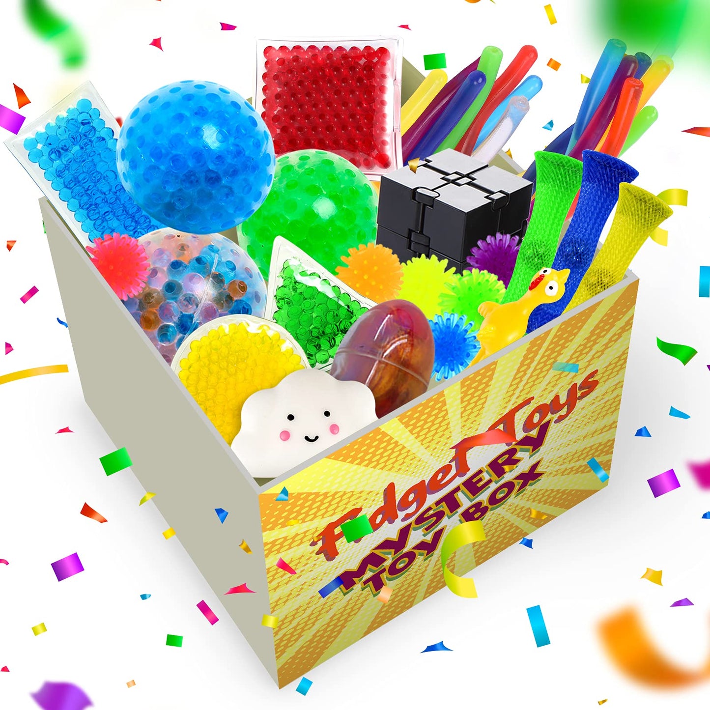 ZaxiDeel Fidget Toys Pack - 32 Pcs Surprise Toys, Party Favors for Kids & Adults