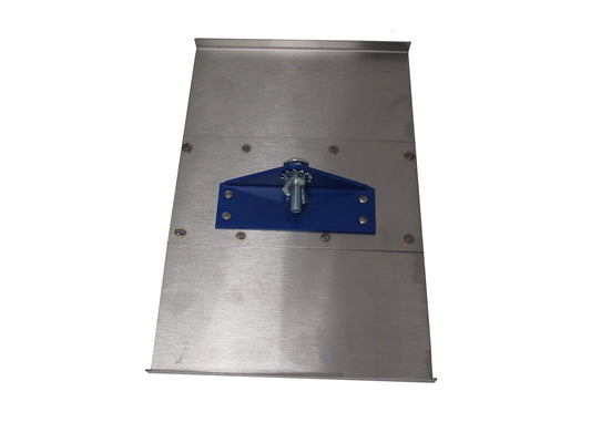 Kraft Tools CC759N-01 8"x12" 3/4" R, 7/8"D Stainless Steel Walking Groover (Narrow Top Plate) w/o Handle