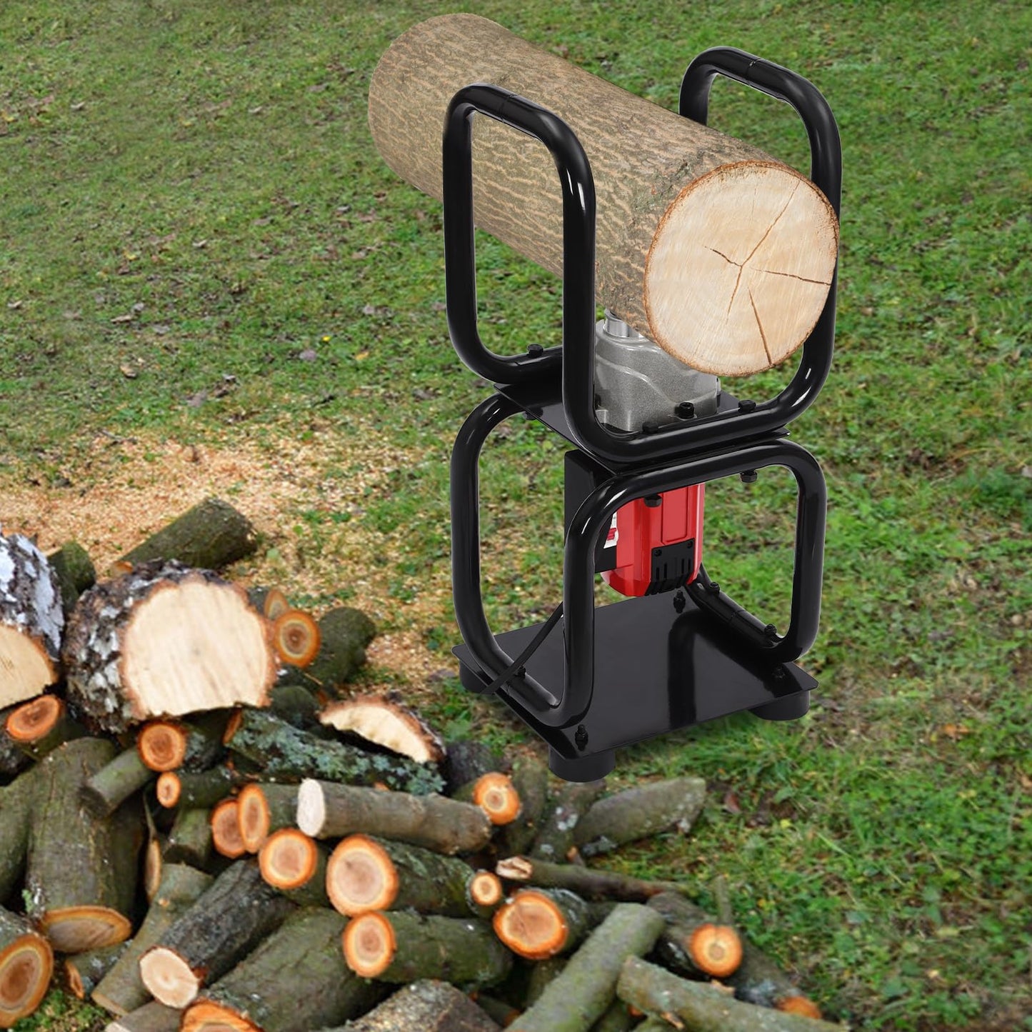 RIAHNEAH Log Splitter, Wood Splitter Electric Powered, Electric Firewood Splitting Machine, 3.3kw Electric Wood Splitter 110v