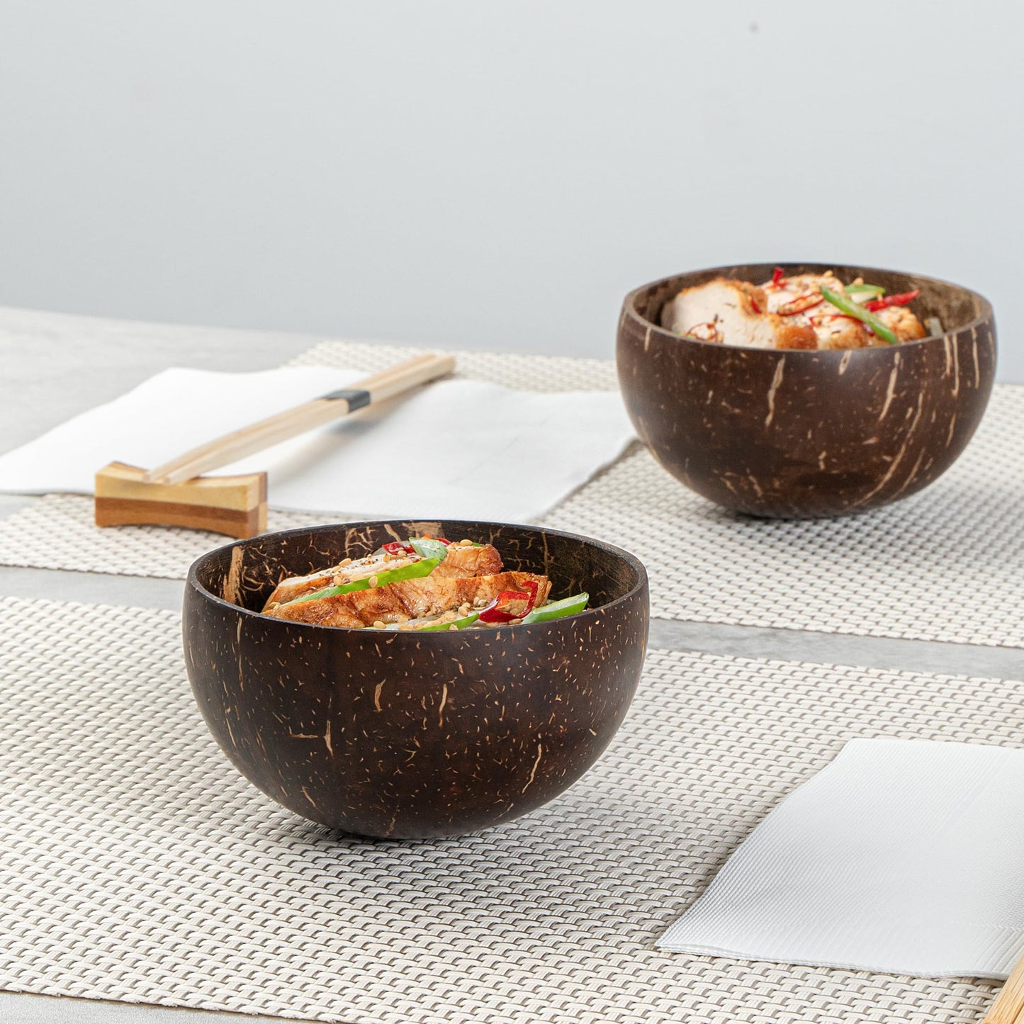 Restaurantware Coconut Shell Bowls 1 Count 10.2 Oz Coconut Serving Bowl With Polished Finish, Decorative Handcrafted Coconut Shell, Decorative Reusable