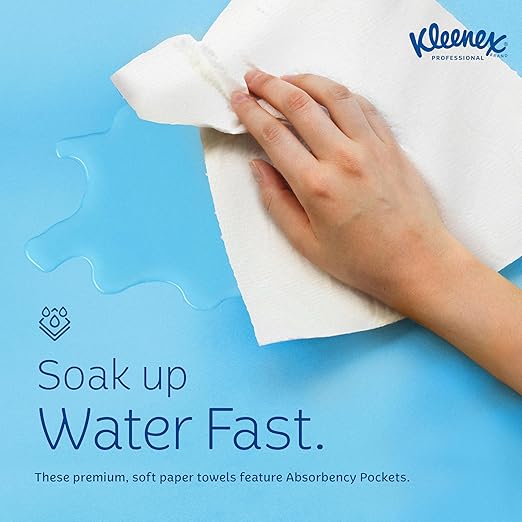 Kleenex Professional Paper Hand Towels, Premium Absorbency Pockets, Pop-Up Box