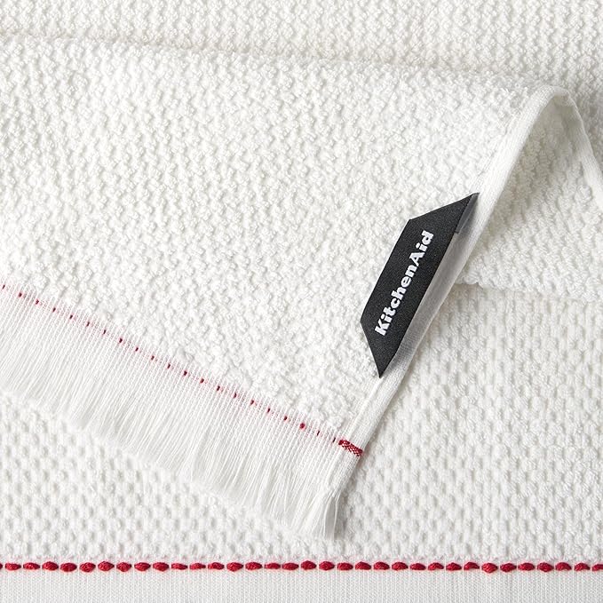KitchenAid Gourmet Series Gridlines Kitchen Towels 3-Pack Set, 100% Cotton