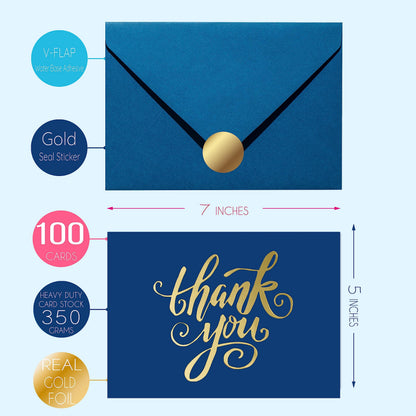 Janvale 100 All Occasion Cards Assortment Box with Color Envelopes，All Occasion Cards Set with Greeting Inside, Large 5 x 7 inch Cards with Stickers and Dividers