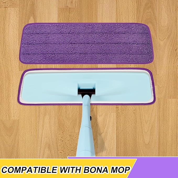 16.5 inch Reusable Mop Pads Microfiber Spray Mop Replacement Heads