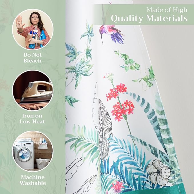 Maison d' Hermine Kitchen Towels Set of 3 100% Cotton 27.50" x 20" Reusable