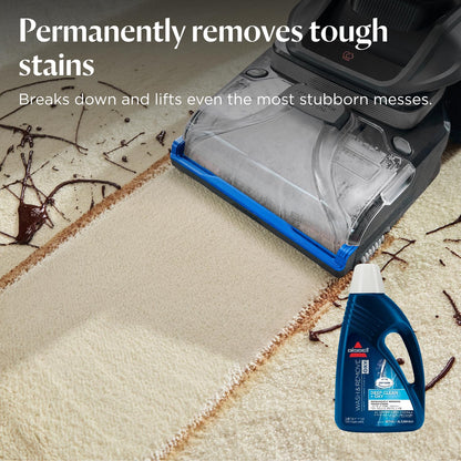 BISSELL Wash & Remove Deep Clean + Oxy, Carpet Stain Remover, Carpet Cleaner Solution, Upholstery Shampoo for Use with All Leading Upright Carpet Washers, 1.5L, 1265E