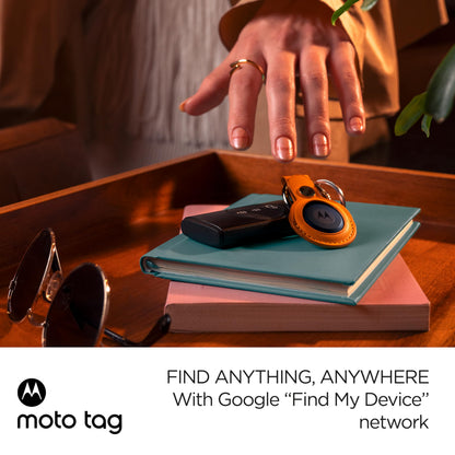 Motorola Smart Tag Midnight Blue, Up to 1 year battery life, Water resistant up to 1 m deep, Ultra Wide Band Range up to 35 m