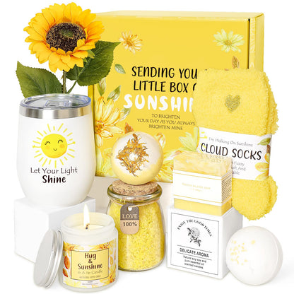 Birthday Gifts for Women, Unique Relaxing Spa Gift Baskets for Women Self Care Gifts Get Well Soon Gifts Christmas Gifts for Best Friends Bestie Sister Mom Her Female