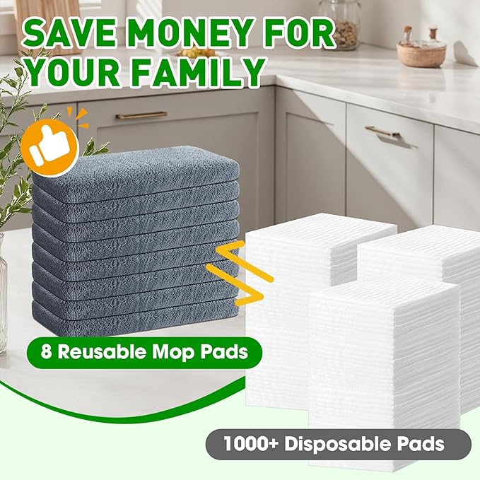 Reusable Mop Pads Compatible