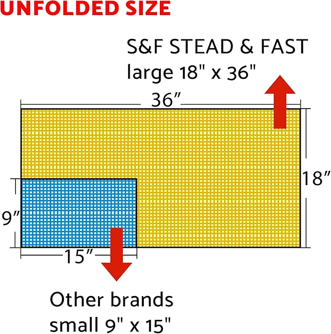 S&F STEAD & FAST Tack Cloth Automotive Painting, 30-pc Tack Cloths