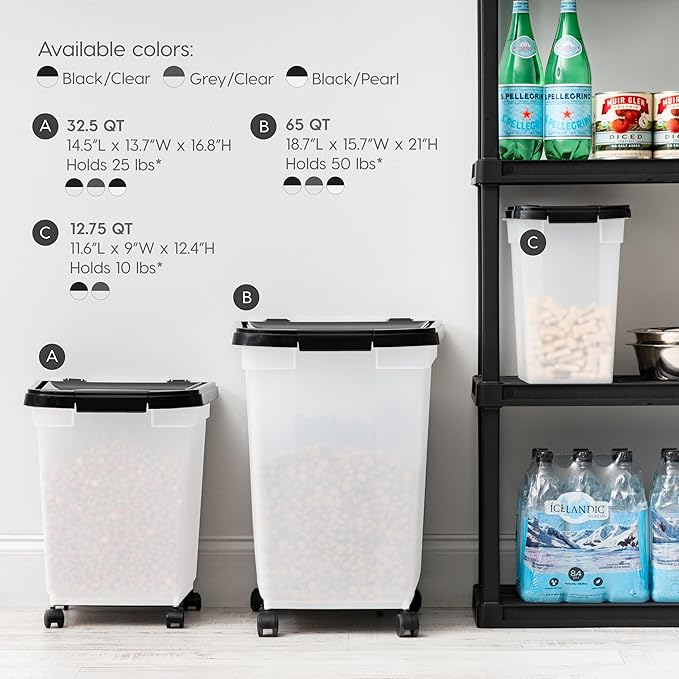 IRIS USA Dog Food Storage Container 50 lbs,