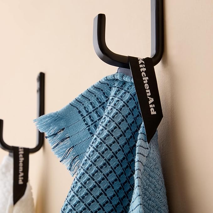 KitchenAid Gourmet Series Gridlines Kitchen Towels 3-Pack Set, 100% Cotton