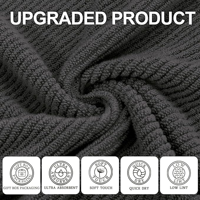 VOOVA & MOVAS Gray Towels