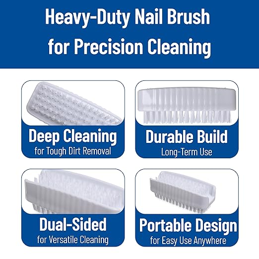 SPARTA 3623900 Plastic Hand Brush, Nail Brush