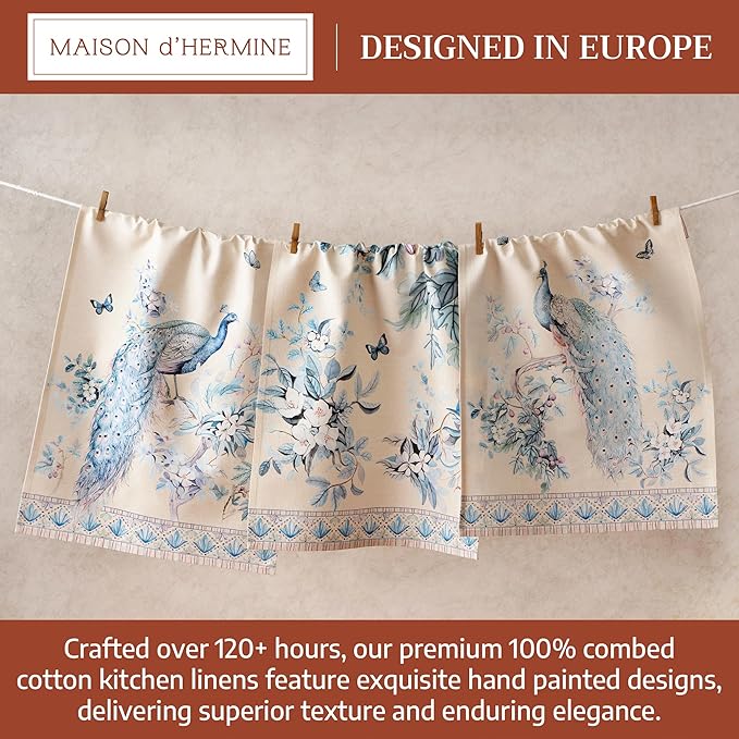 Maison d' Hermine Dishcloths 100% Combed Cotton Premium Easter Multi-Purpose