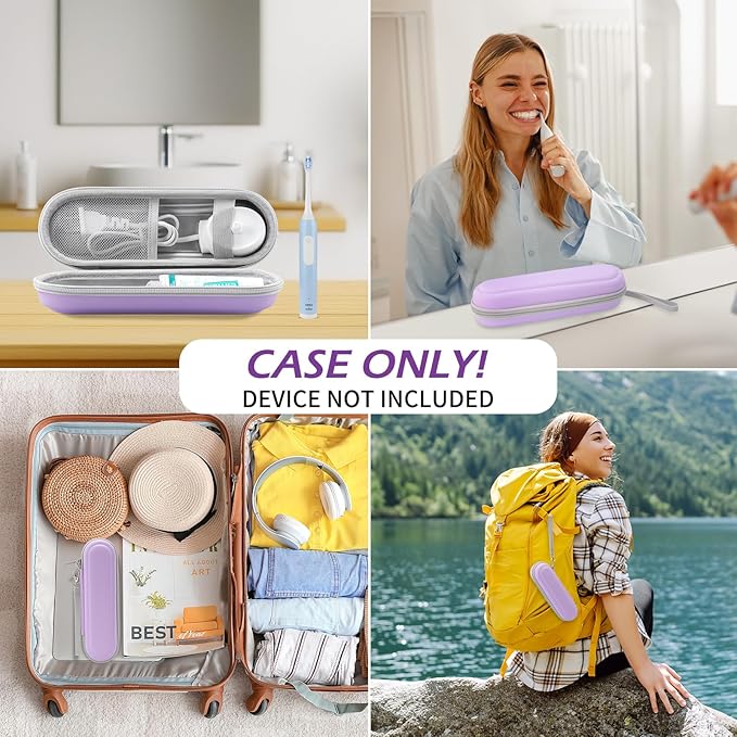 Toothbrush Travel Case for Oral B/Oral-B Pro 1000 1500 5000 7000 & Philips
