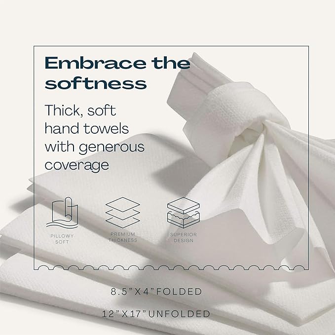 Disposable Linen-Feel Guest Towels