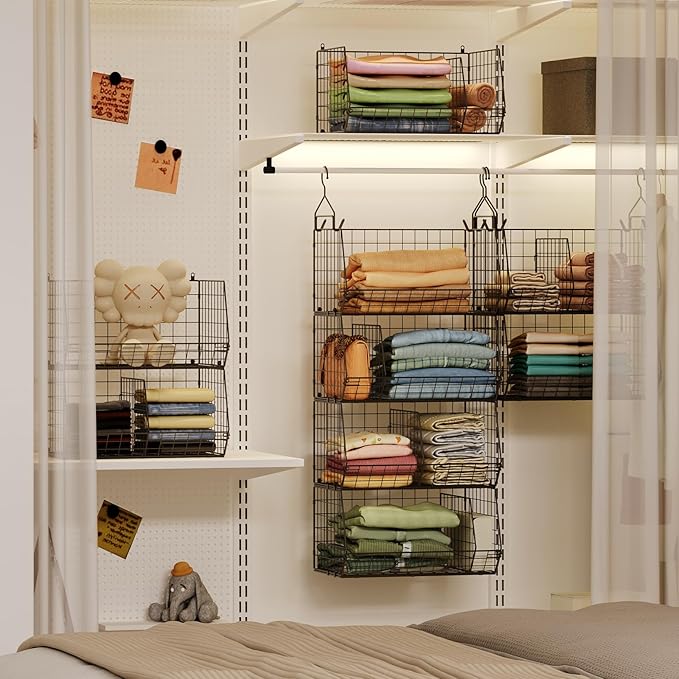4 Tier Hanging Closet Organizer