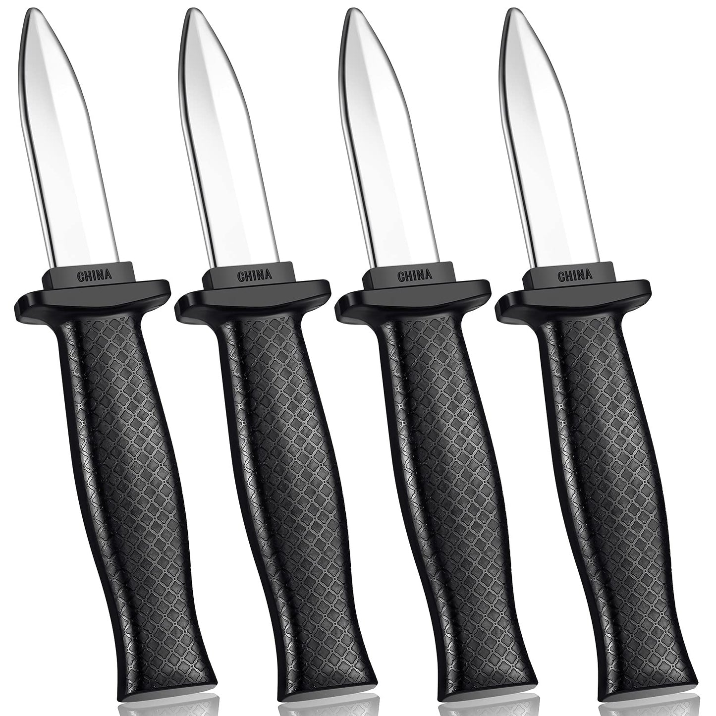 Sumind 4 Pieces Retractable Fake Knife Retractable Prop Knife Gag Magic Toy Fake Dagger Halloween Joke Disappear Blade Trick for Playing Joke