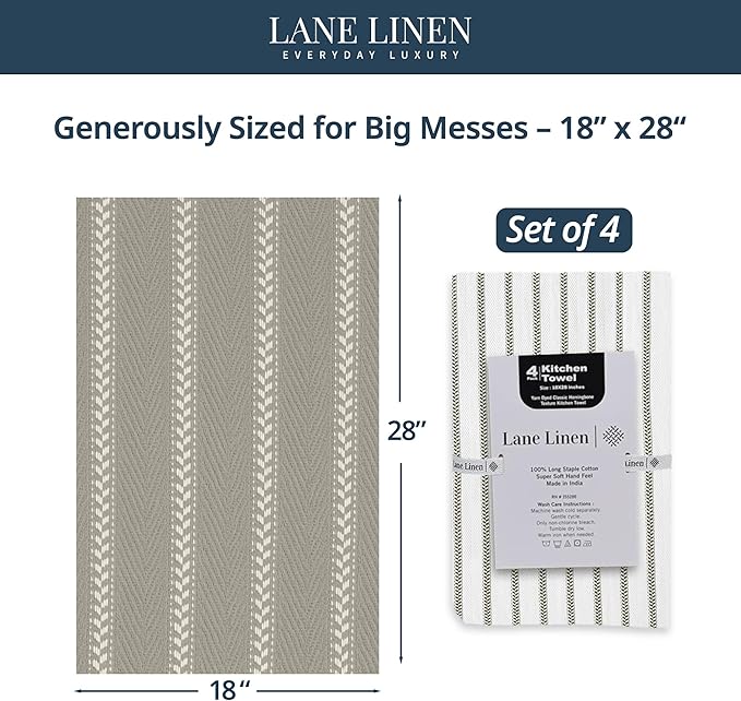 LANE LINEN Kitchen Towels Set