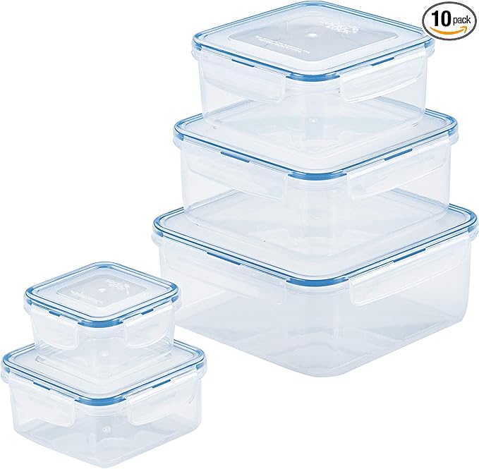 LOCK & LOCK Easy Essentials Food Storage lids/Airtight containers, BPA Free