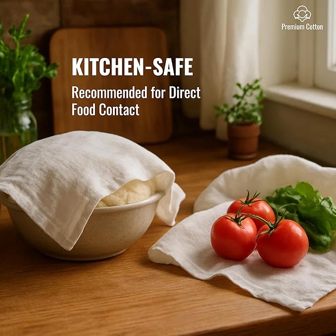 Dish Cloths Cotton| Kitchen Wash Cloth | Shop Towels Absorbent and Lint Free
