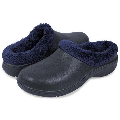 Lakeland Active Lorton Men's Fleece Lined Garden Clogs - Oxford Blue - 9 UK