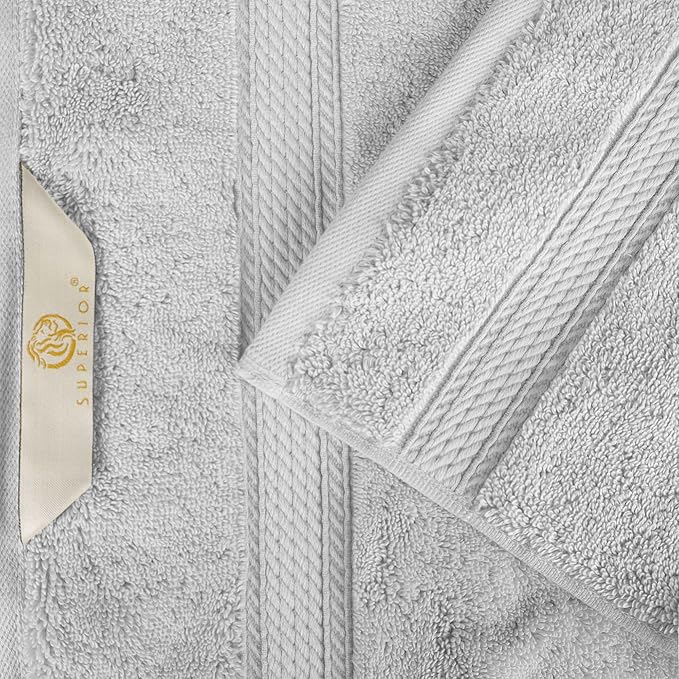 Superior Egyptian Cotton Pile Bath Towel Set of 4, Ultra Soft Luxury Towels