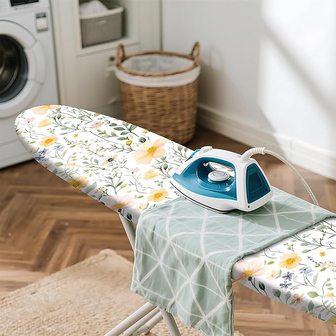 Floral Ironing Board Cover, Standard Size Cotton Iron Board Covers