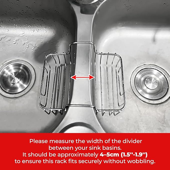 Stainless Steel Sponge Holder for Kitchen Sink