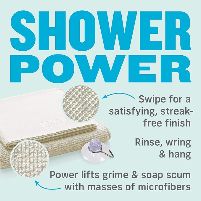 E-Cloth Microfiber Cloth Shower Cleaning Kit