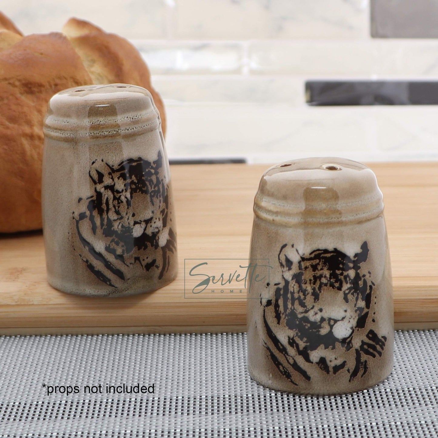 Animal Salt & Pepper Shaker Sets for Men Kitchen Home Décor - Tiger