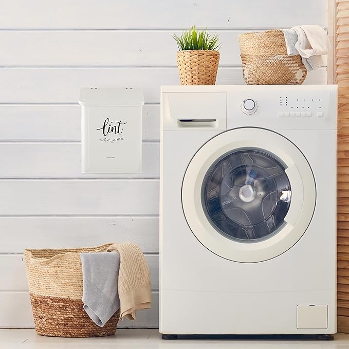 PERFNIQUE Magnetic Lint Bin for Laundry Room