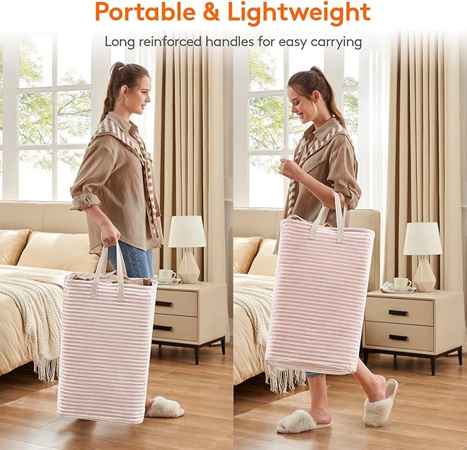 Lifewit 3 Pack Laundry Hamper Large Collapsible Laundry Baskets, Freestanding