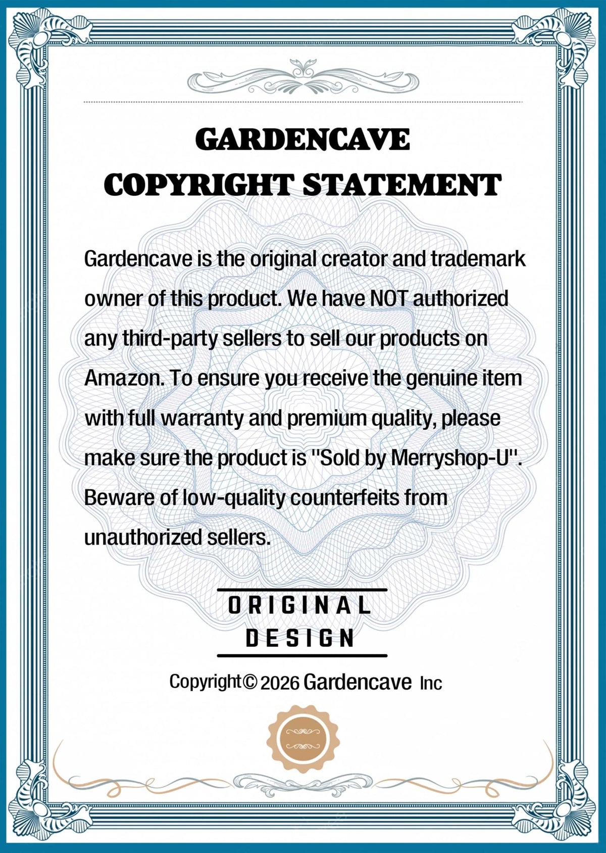gardencave 2 Pack Solar Fence Lights Metal Solar Powered Outdoor Deck Step Wall Lights Mandala Theme Waterproof Fence Light for Garden Post Patio Backyard Yard Decor (2 Pack)