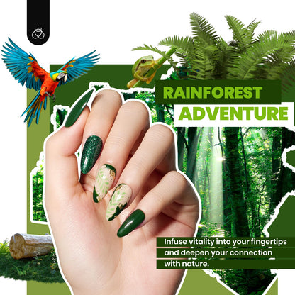 Beetles Gel Nail Polish Kit with U V Light - 80Pcs Fall Nail Fest Color Enchantment 55 Colors Gel Polish Starter Kit with Base Top Coat DIY Nails Stickers Manicure Tools Gift for Women Teens Girls